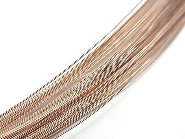 [18K Pink Gold] Gauge Wire 0.30mm 50cm