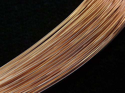 [18K Pink Gold] Wire Gauge 0.38mm 50cm