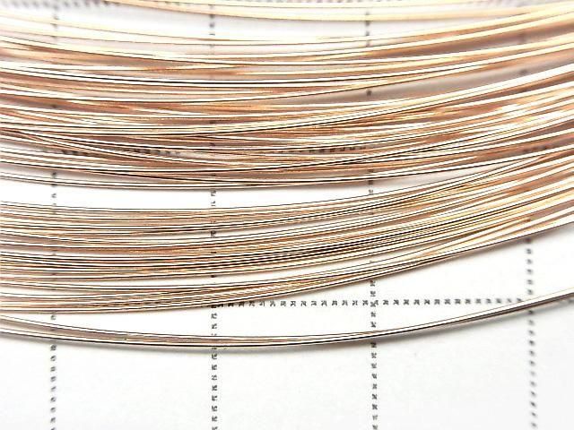 [18K Pink Gold] Gauge Wire 0.38mm 50cm