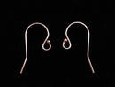 14KGF Pink Gold Filled Earwires 19x9mm 1 pair