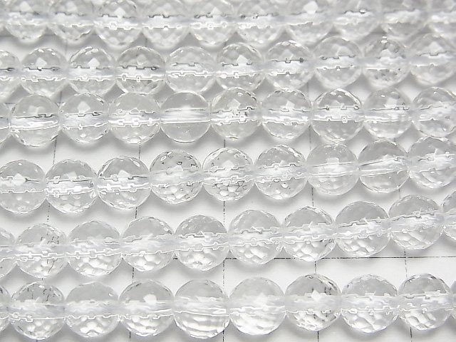 [Video] Crystal AAA 96 Faceted Round 6mm half or 1 strand beads (aprx.15inch/37cm)