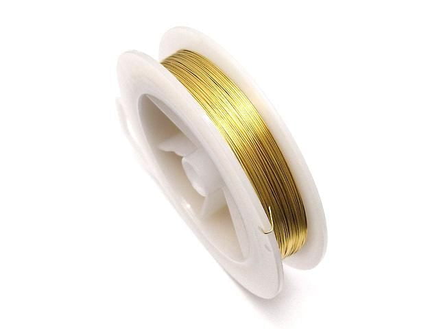 Artistic Wire, Turnish Resistant Brass, Large Professional Roll (1 roll)