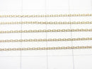 [K10 Yellow Gold] Bracelet Cable Chain 1pc beads (approx. 7 inches/17 cm)