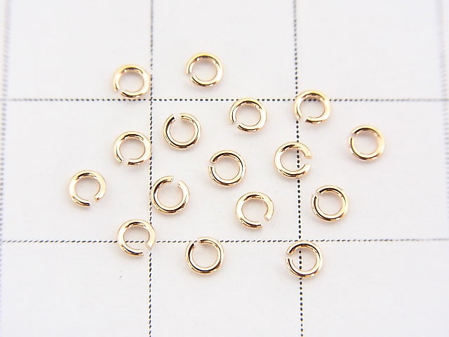 [18K  Pink Gold]Jump Ring 0.5x2.3mm 1pc