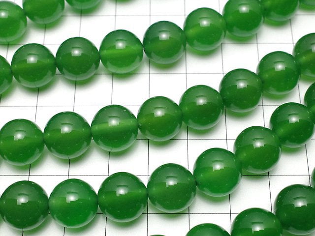 Green Onyx AAA Round 12mm half or 1strand beads (aprx.15inch / 36cm)