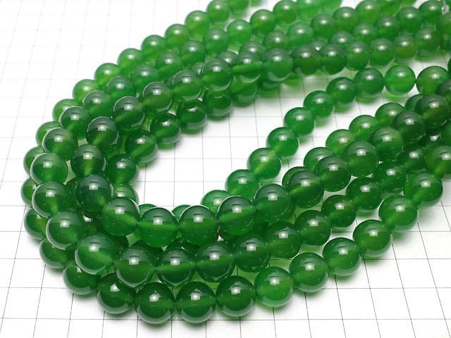 Green Onyx AAA Round 12mm half or 1strand beads (aprx.15inch / 36cm)