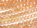 Faceted Round, Flash Crystal Gemstone Beads