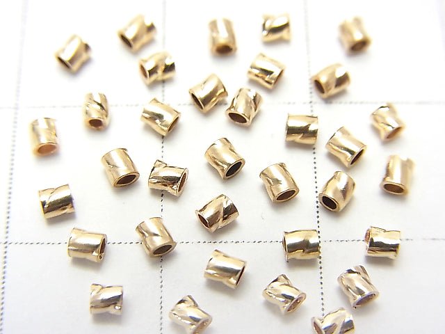 14KGFTube 2x2mm Twist  20pcs