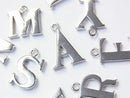 Silver 925 Alphabet Initial Charm (1pc)
