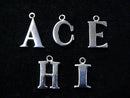 Silver 925 Alphabet Initial Charm (1pc)