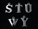 Silver 925 Alphabet Initial Charm (1pc)
