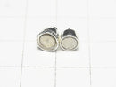 Silver925 Magnetic Clasp 15x7.5x7.5 1pair (2 pieces)