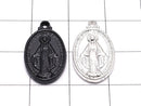 Metal Parts Charm 17 x 12 mm Miraculous Medal 10 pcs $2.19