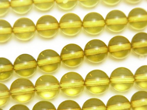 Amber, Round Gemstone Beads