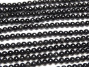 [Video] Black Tiger's Eye AAA Round 4mm 1strand beads (aprx.15inch/38cm)