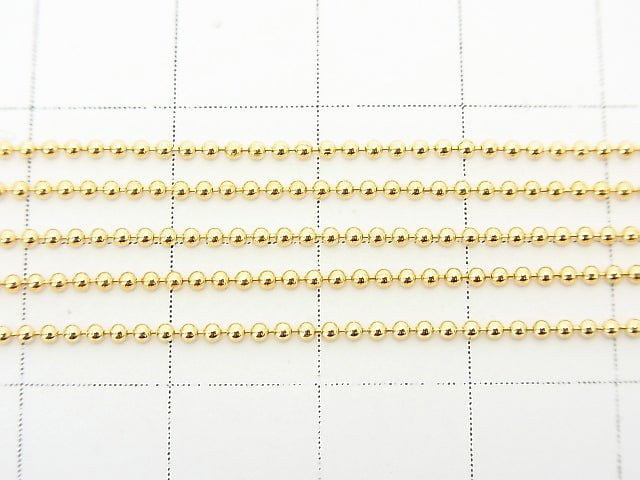 14KGF Ball Chain 1.2mm [40cm][45cm][50cm] Necklace 1pc