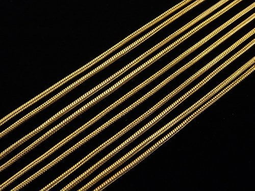 14KGF Snake Chain 1.0mm [40cm][45cm][50cm] Necklace 1pc