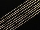 [18K Pink Gold] Cable Chain 10cm