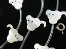 1strand $7.79! High Quality Mother of Pearl MOP AAA Mouse Shape White 1strand (Approx 14pcs)