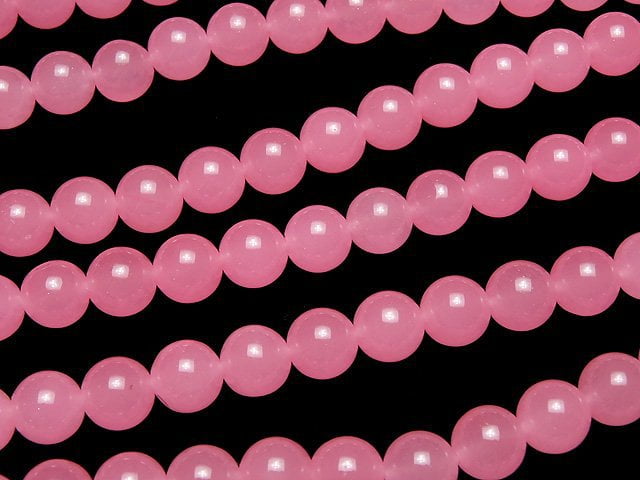 1strand $5.79! Pink Jade Round 10mm 1strand beads (aprx.15inch / 36cm)