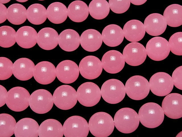 1strand $6.79! Pink Jade Round 12mm 1strand beads (aprx.15inch / 38cm)