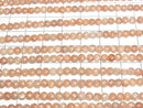 [Video] Sunstone AA++ Faceted Coin 4x4x2mm 1strand beads (aprx.15inch/37cm)