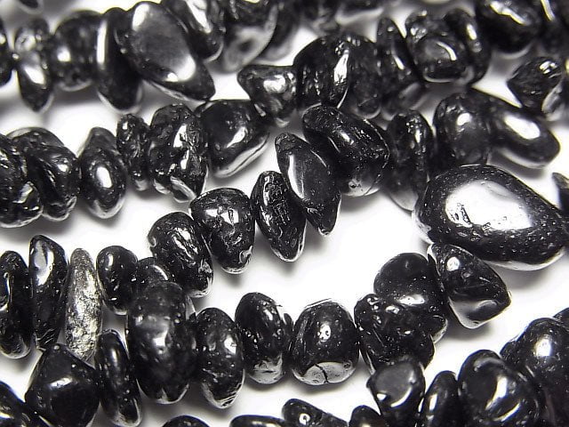 1strand $3.79! Black Spinel Chips (Small Nugget) 1strand beads (aprx.15inch / 37cm)