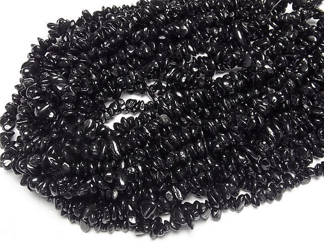 1strand $3.79! Black Spinel Chips (Small Nugget) 1strand beads (aprx.15inch / 37cm)