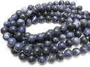 Sodalite AA+ Round 14mm half or 1strand beads (aprx.14inch/35cm)