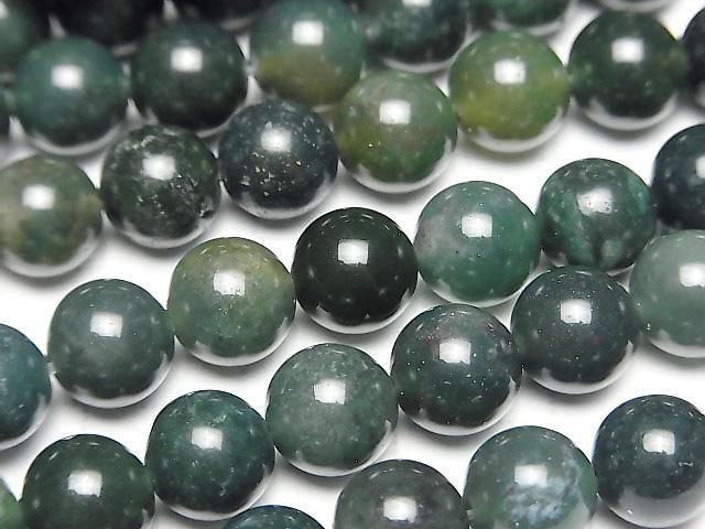 綠瑪瑙圓珠 8mm 1串 (約15英吋/36公分)