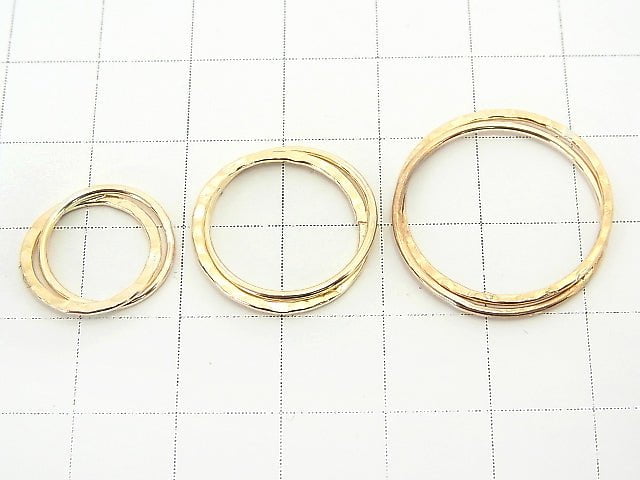 [Video] 14KGF component [14mm] [18mm] [22mm] double ring (Round) 1pc