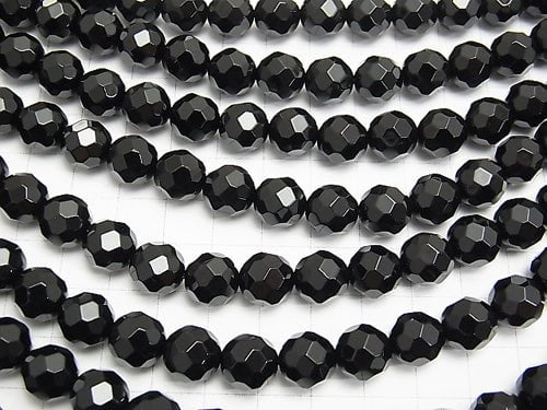 Onyx  32Faceted Round 10mm 1strand beads (aprx.15inch/37cm)