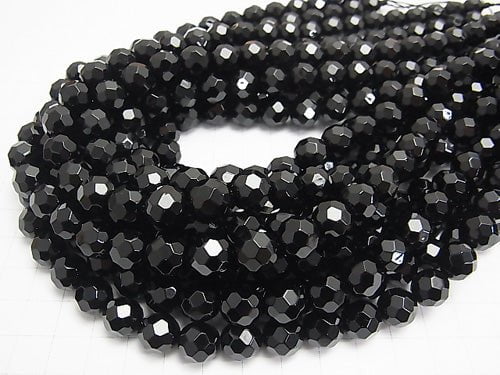 Onyx  32Faceted Round 10mm 1strand beads (aprx.15inch/37cm)