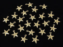 14KGF Charm 9x8mm Star 3pcs
