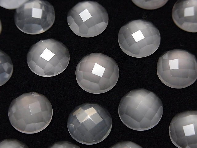 High Quality Rose Quartz AAA Round Faceted Cabochon 10x10mm 3pcs $9.79!