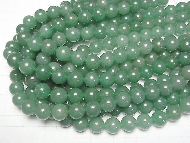 [Video] Green Aventurine Round 14mm half or 1strand beads (aprx.15inch/36cm)