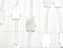 [Video] High Quality Mother of Pearl MOP AAA White Teddy Bear Shape 1strand (14pcs )