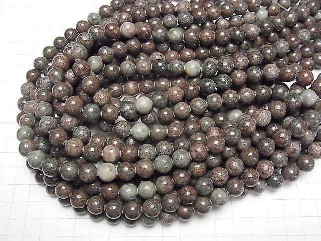 [Video]Eclogite Round 10mm half or 1strand beads (aprx.15inch/38cm)