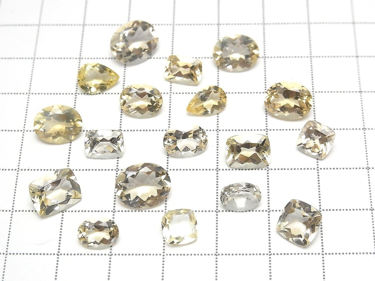 高品質金綠柱石AAA裸石混形刻面2顆