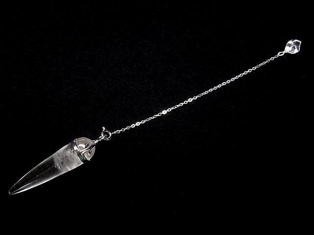 [Video] Crystal AAA- Pendulum with chain silver color 1pc