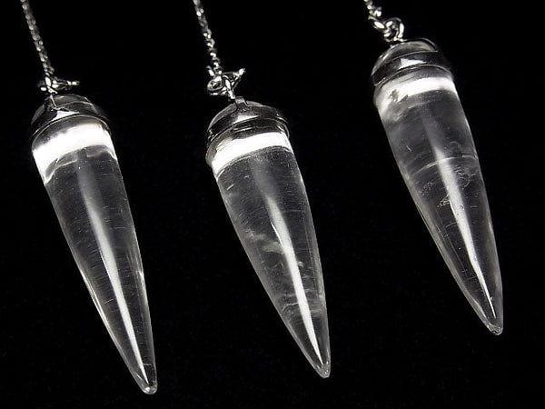 [Video] Crystal AAA- Pendulum with chain silver color 1pc