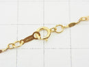 14KGF Bar Chain 1.3mm [40cm][45cm][50cm] Necklace 1pc