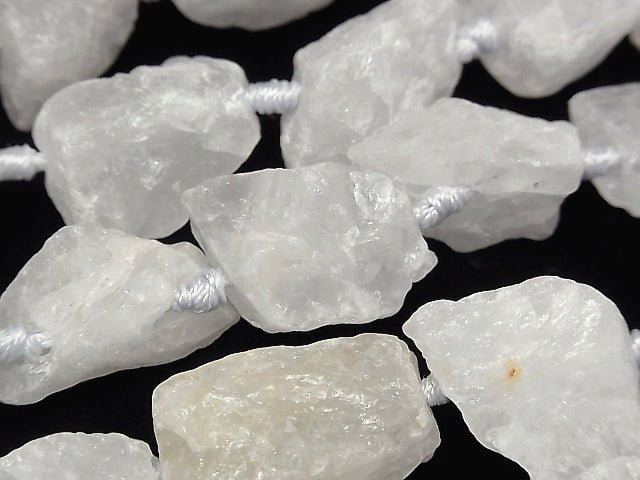 [Video] Crystal Rough Rock Nugget 1strand beads (aprx.15inch/36cm)