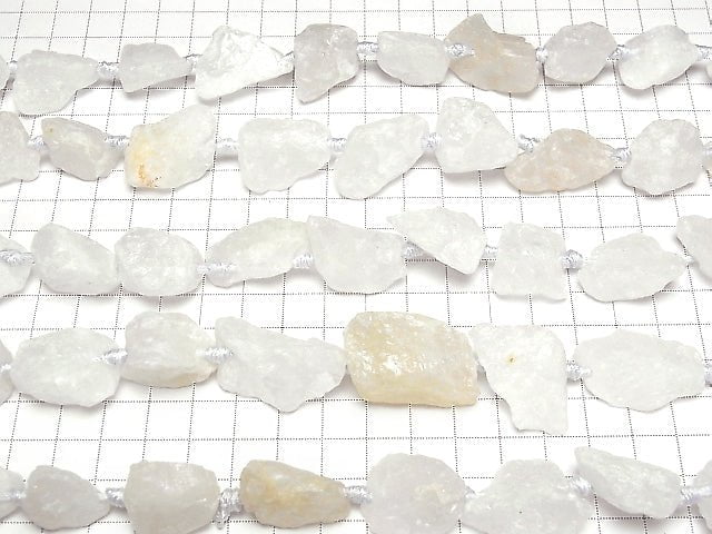 [Video] Crystal Rough Rock Nugget 1strand beads (aprx.15inch/36cm)