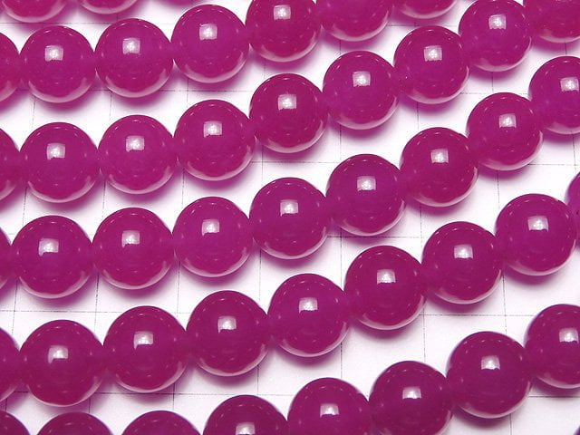 1strand $5.79! Wine Red Color Jade Round 10mm 1strand beads (aprx.15inch / 37cm)