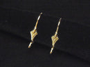 14KGF Pierced Earrings French Hook (Lever Back) Tulip 1 Pair