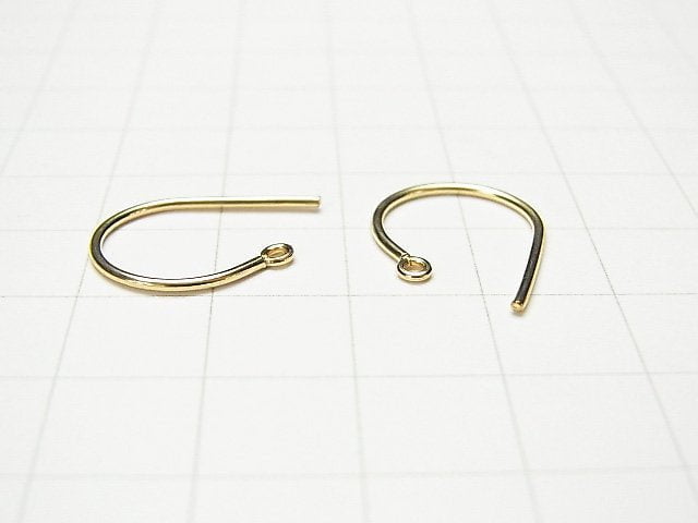 14KGF Earwire 19x14mm 1pair