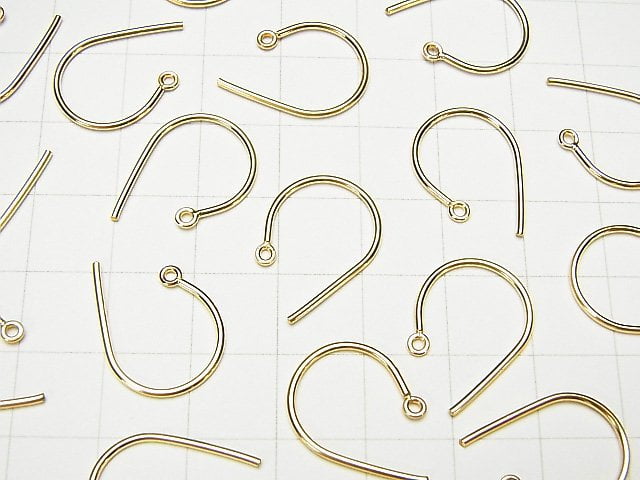 14KGF Earwire 19x14mm 1pair