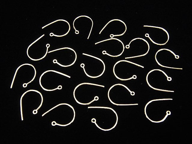 14KGF Earwire 19x14mm 1pair