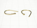 14KGF Earwire 19x13mm Hammer pattern  1pair